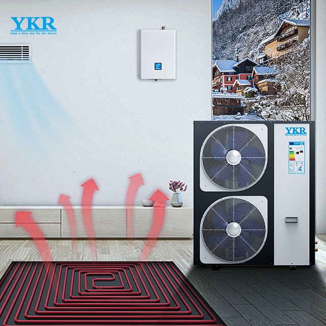 16kw 20kw 22kw Split Inverter Heat Pump Evi R32 WiFi Heating Air Water Source Heater Heat Pump Warmepumpe