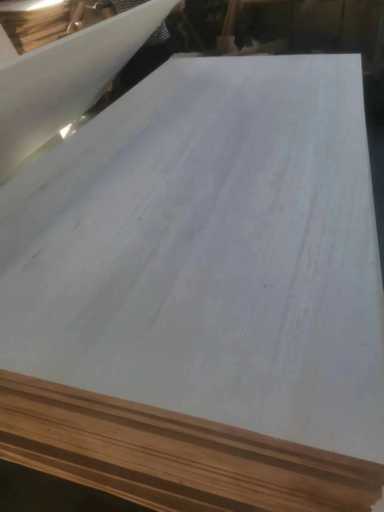 Bleach Solid Poplar Adge Glue Furniture Board From Factory