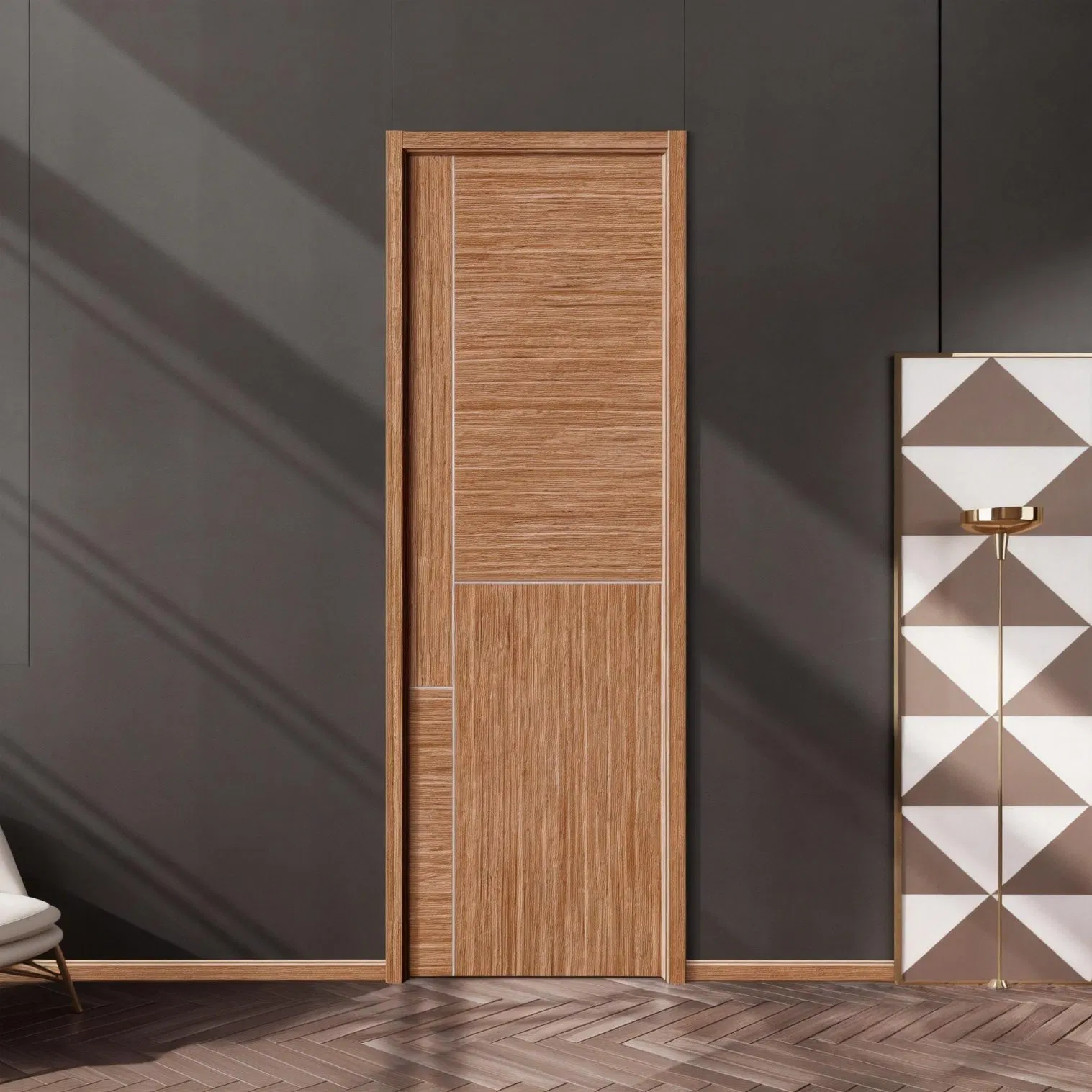 Durable Solid Single Turkey Style Door Modern Structure for Residential Interior Housing Projects