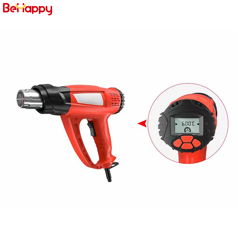 Behappy Hot Sale Variable Temperature Digital Display Heat Shrink Gun