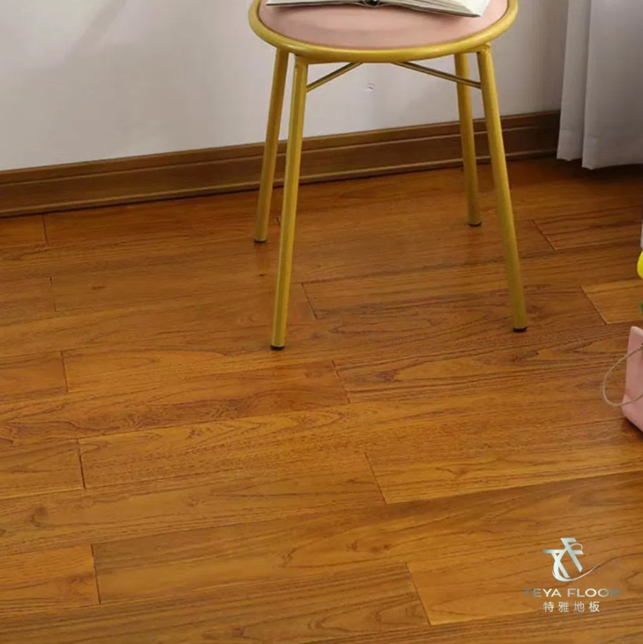 New Chinese Style Diamond Teak Solid Wood Floor