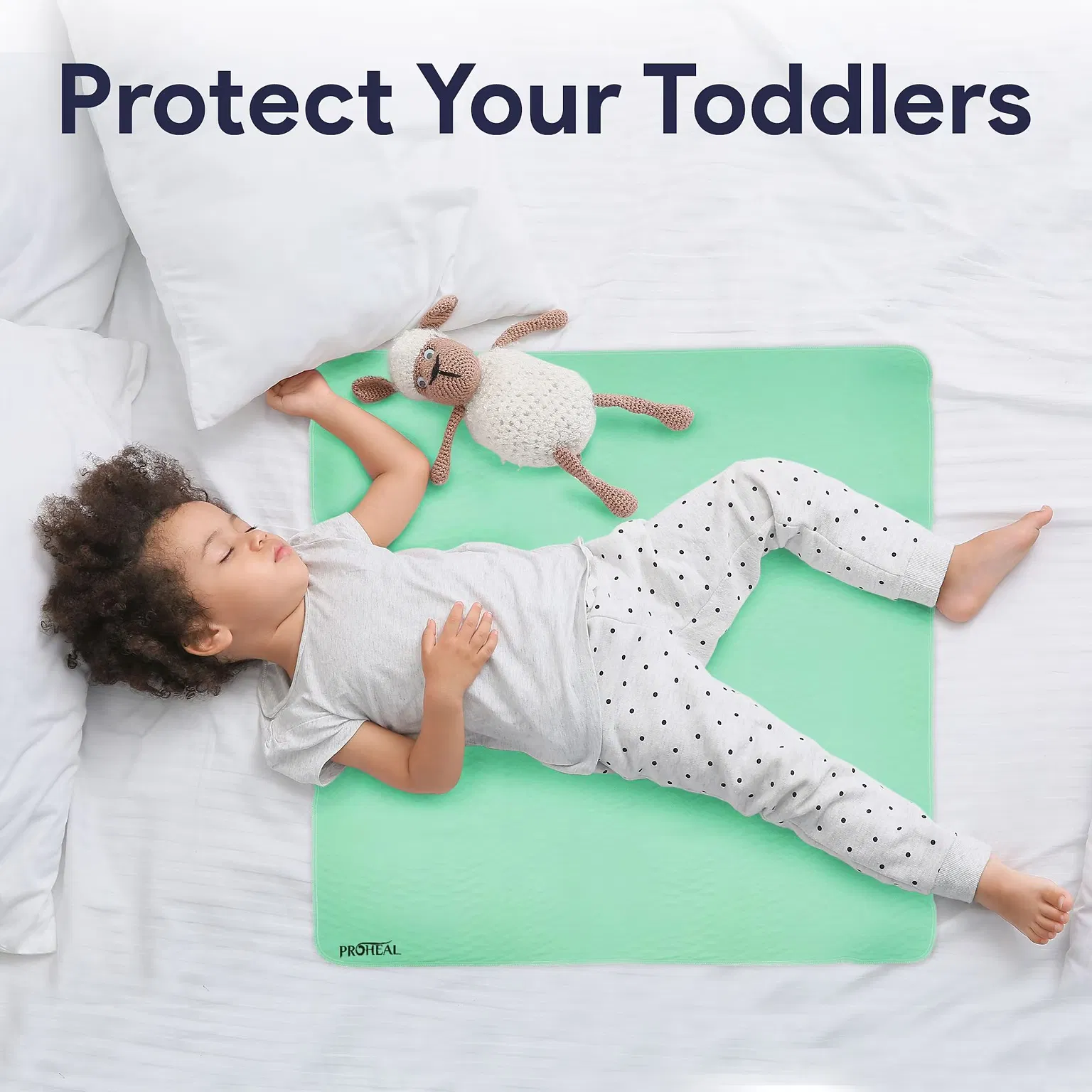 100% Waterproof Incontinence Bed Pad Bedwetting Underpad Washabel Reusable Pad