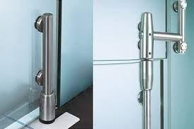 Best Quality Swing Door Glass Patch Fitting Bottom Pivot Pole Short