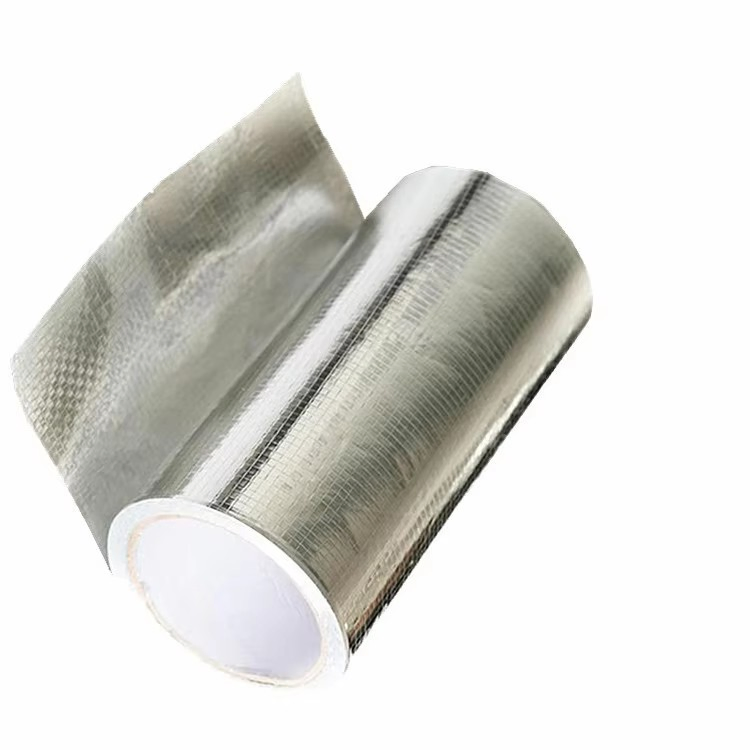 97% Reflectivity Aluminum Foil Woven Fabric Heat Insulation