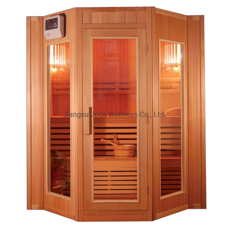 Традиционная парная Хемлок с печкой