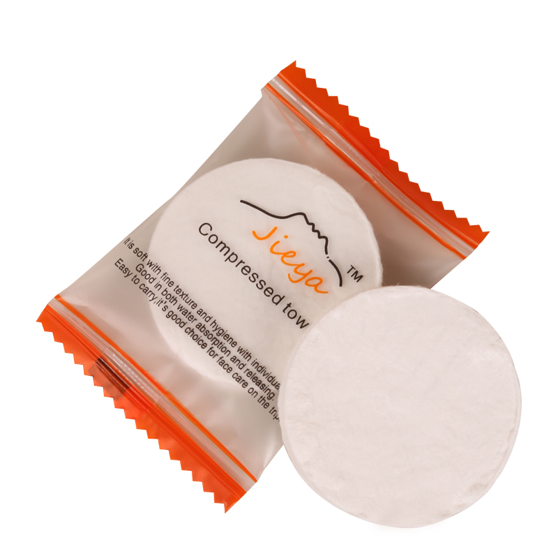 Eco-Friendly White Compression Towels - OEM & ODM Services Offered