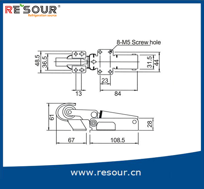 Cold Room Door Closers, Doorknob, DC-203/Cx-203, Yl-211