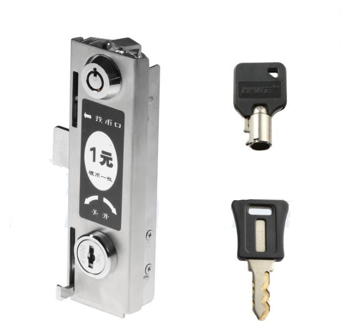 Coin Operated Lock, Locker Lock, Coin Lock, Door Lock, Euro Coin Lock