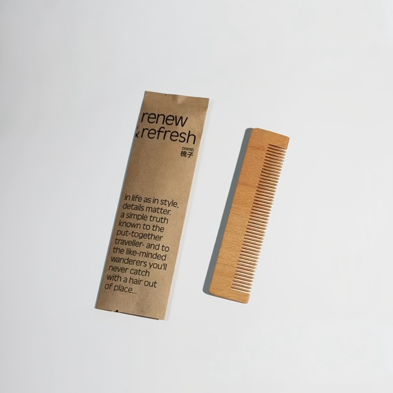 Eco Friendly Natural Bamboo Handle Razor Head Twins Blades for Hotel Use