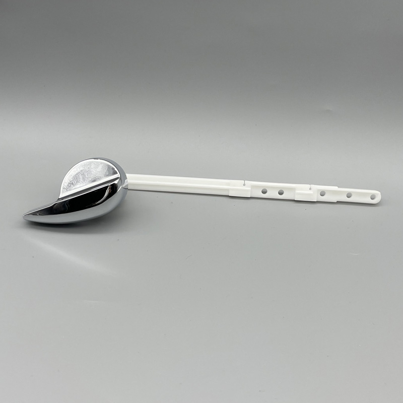 Front Mount Plastic Flush Handle Chrome ABS Toilet Tank Fitting Handle Lever