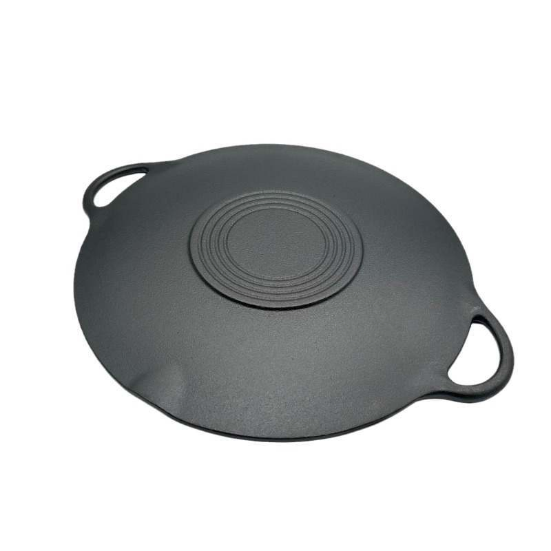 Frying Pan and Barbecue Plate Roasting Pan Uncoated Outdoor Barbecue Grill