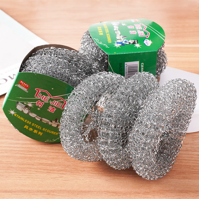 Металлическая мочалка для чистки из нержавеющей стали