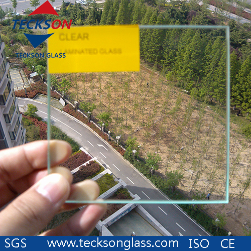 8.38mm Double Glazing Safety Laminate Glass Supply for Roof & Buildings