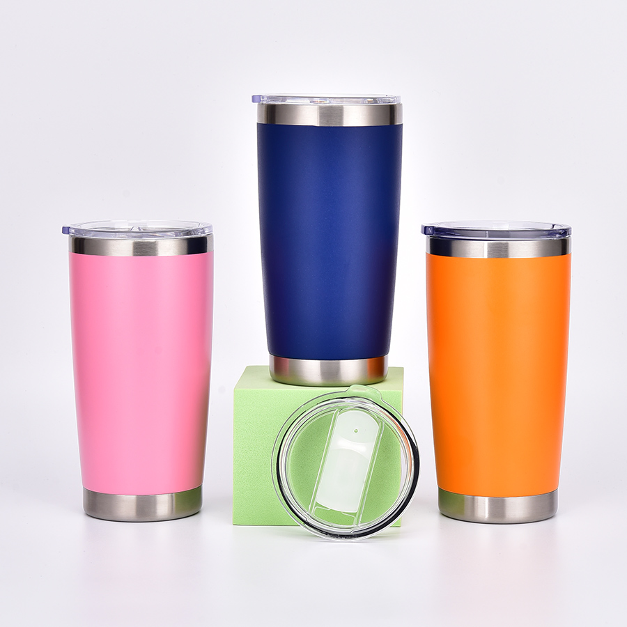 Термокружка 20 унций с логотипом, сталь, BPA Free