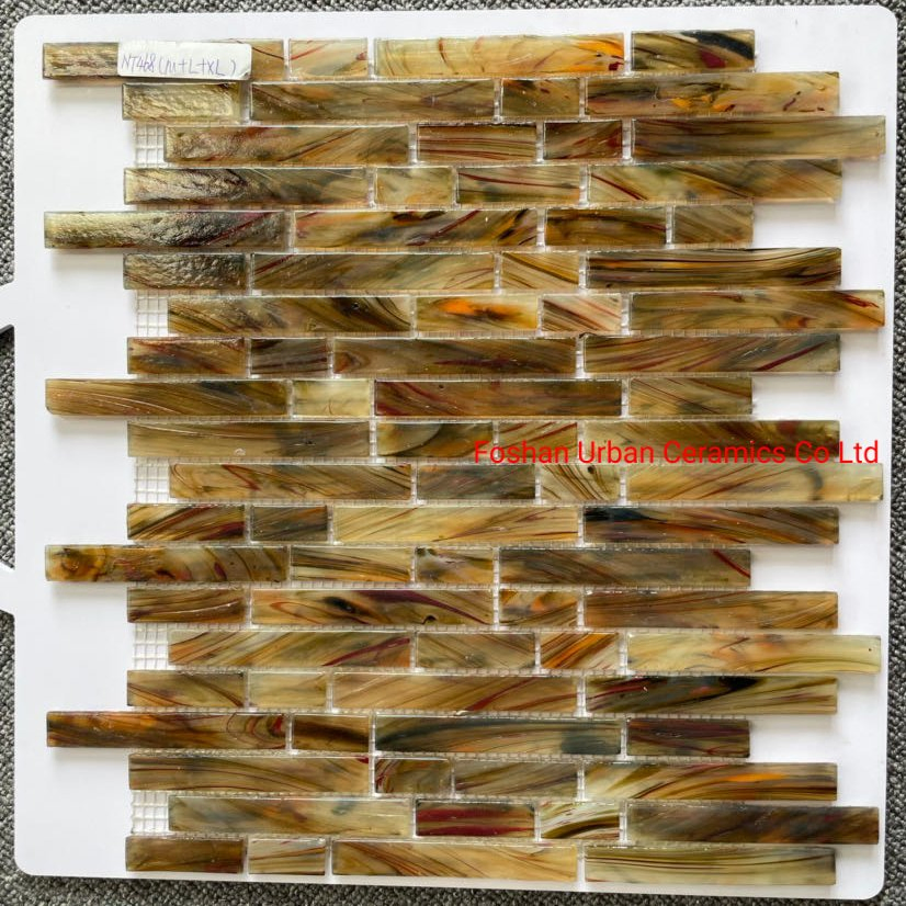 Стеклянная мозаика для стен на кухню