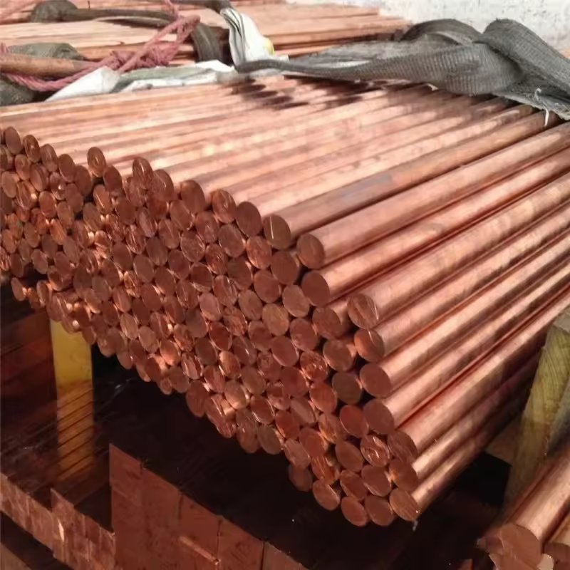 T2 C11600 C12000 C12200 Industrial Round Copper Bar 99.9% Purity Cu 500mm Diameter with Punching Service