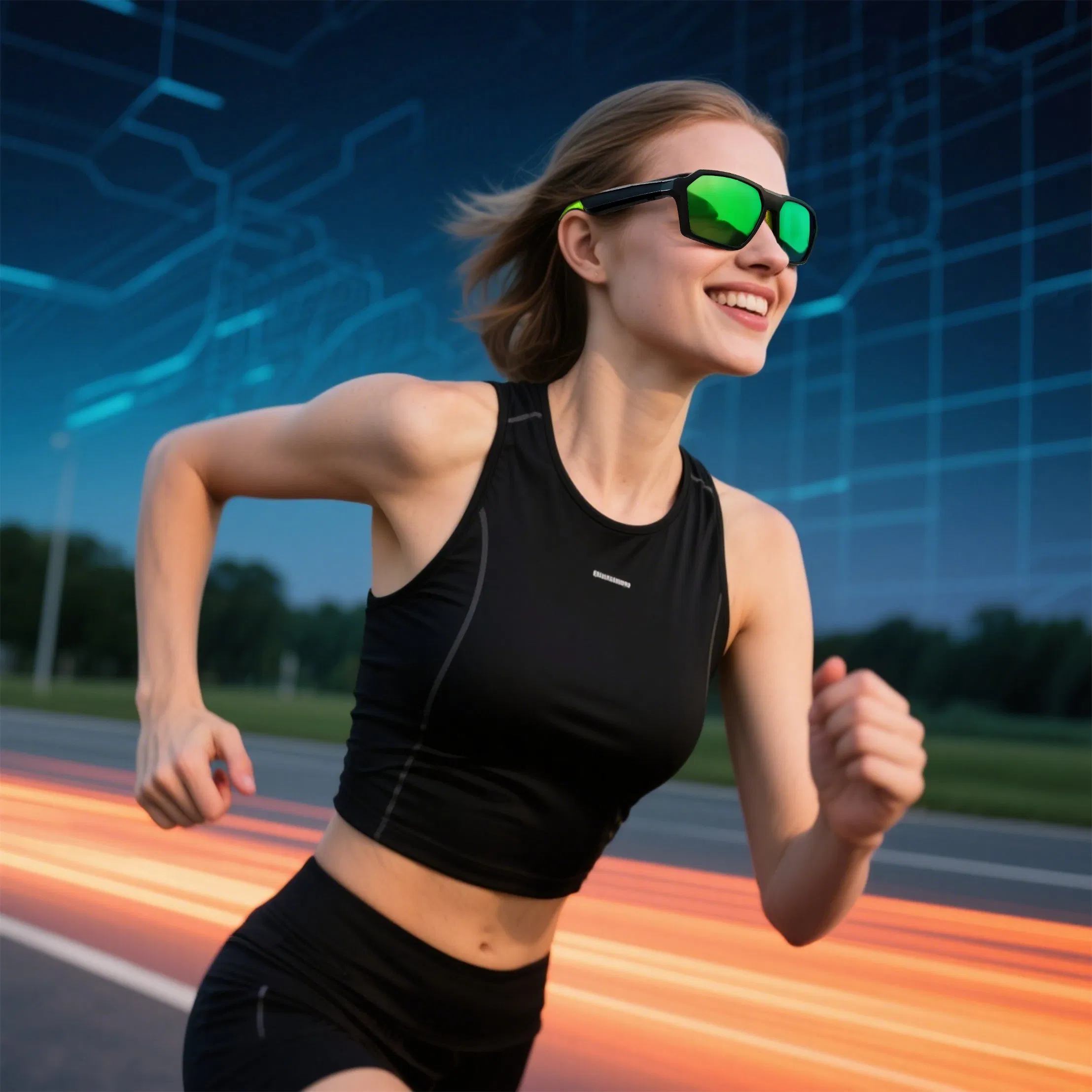 Спортивные очки с музыкой и защитой от UV