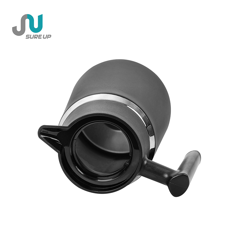 Nordic Style Double Wall Vacuum Insulated Steel Teapot for Coffee or Tea Simple Office Coffee Pot Tea Set Gift