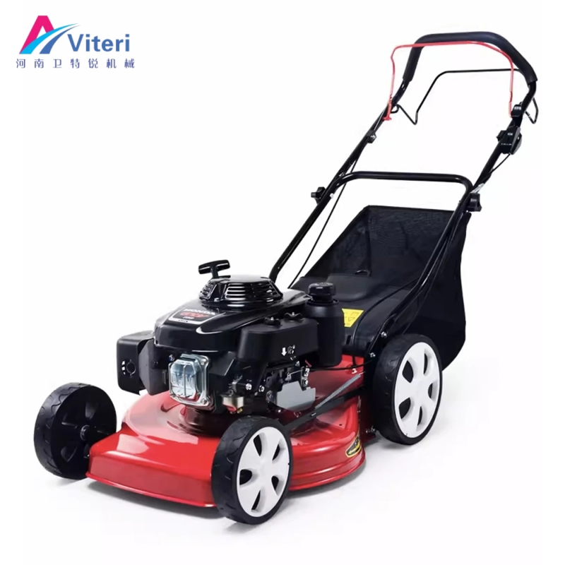 Бензиновая самоходная газонокосилка Sanli с мульчированием