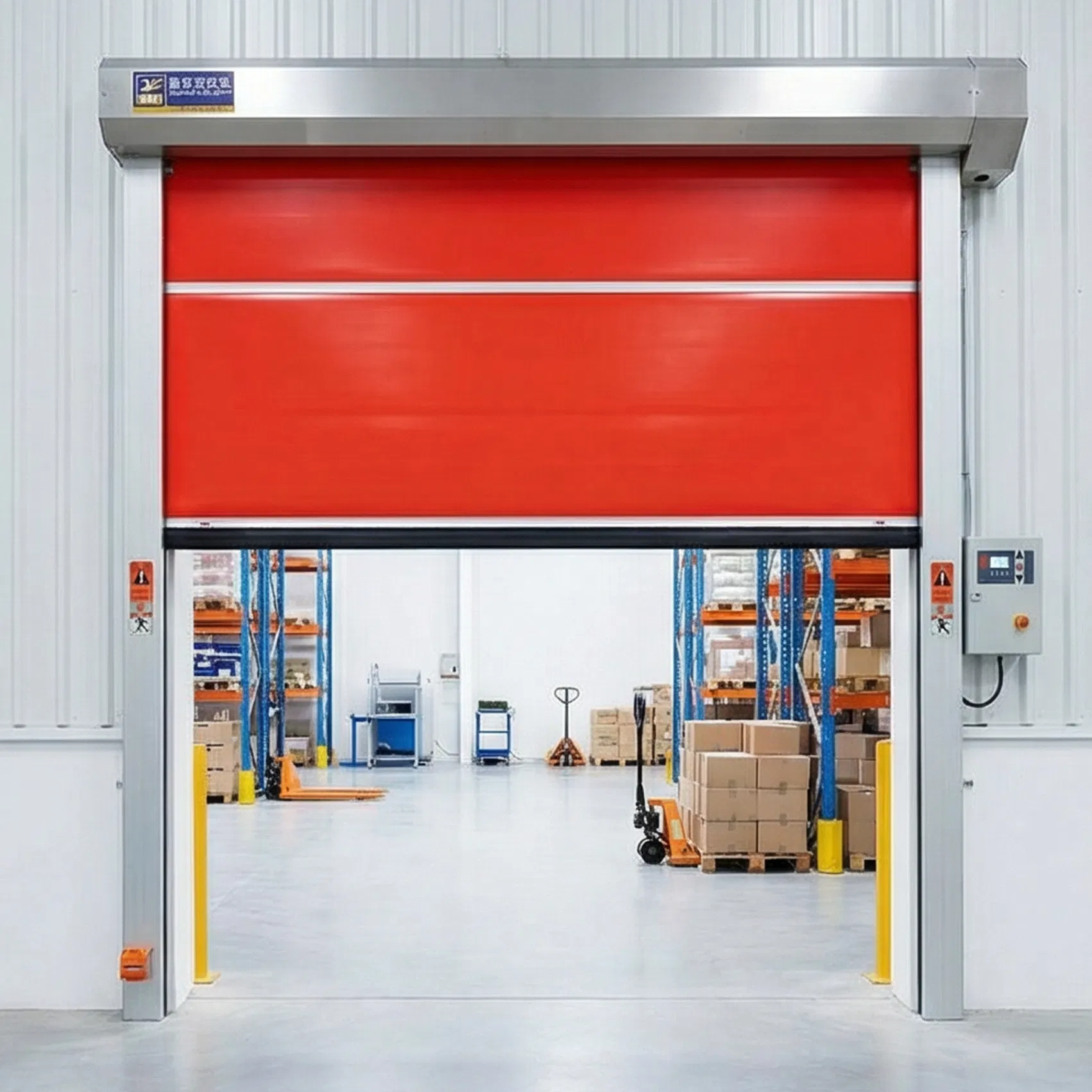 Fast-Action PVC Roll-up Door for Efficient Access Solutions