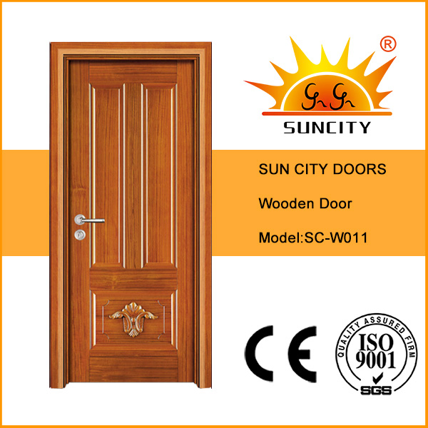 Modern Soundproof WPC Solid Wood Composite Interior Door Paint-Free Design for Bedroom Living Room Home Villa Bathroom