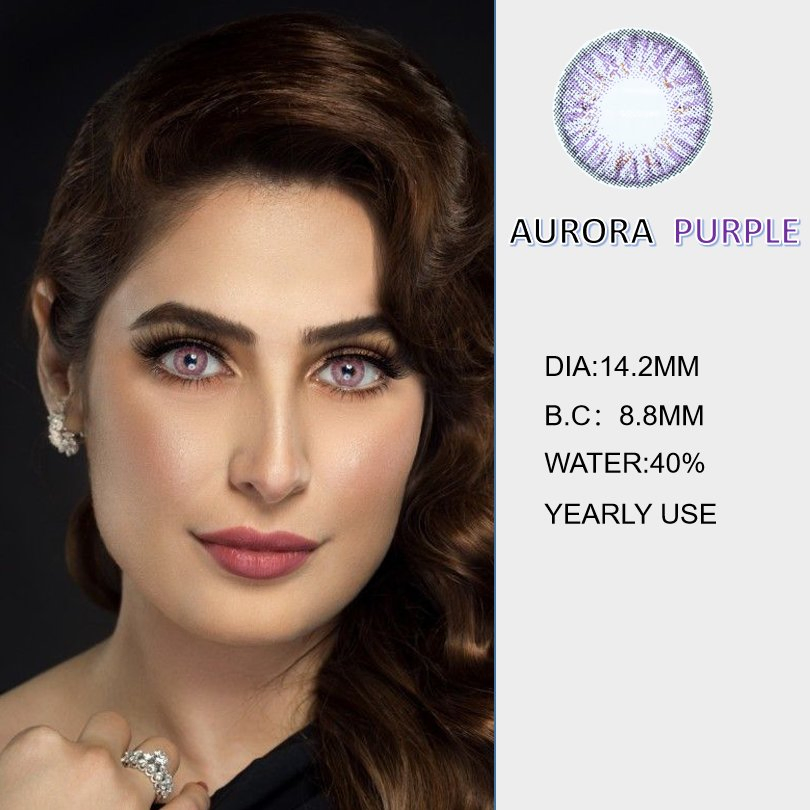 Gray Brown Natural Contact Lenses 2PCS/Pair Colored Lenses Super Natural Eye Color Lens Yearly Lens for Eyes