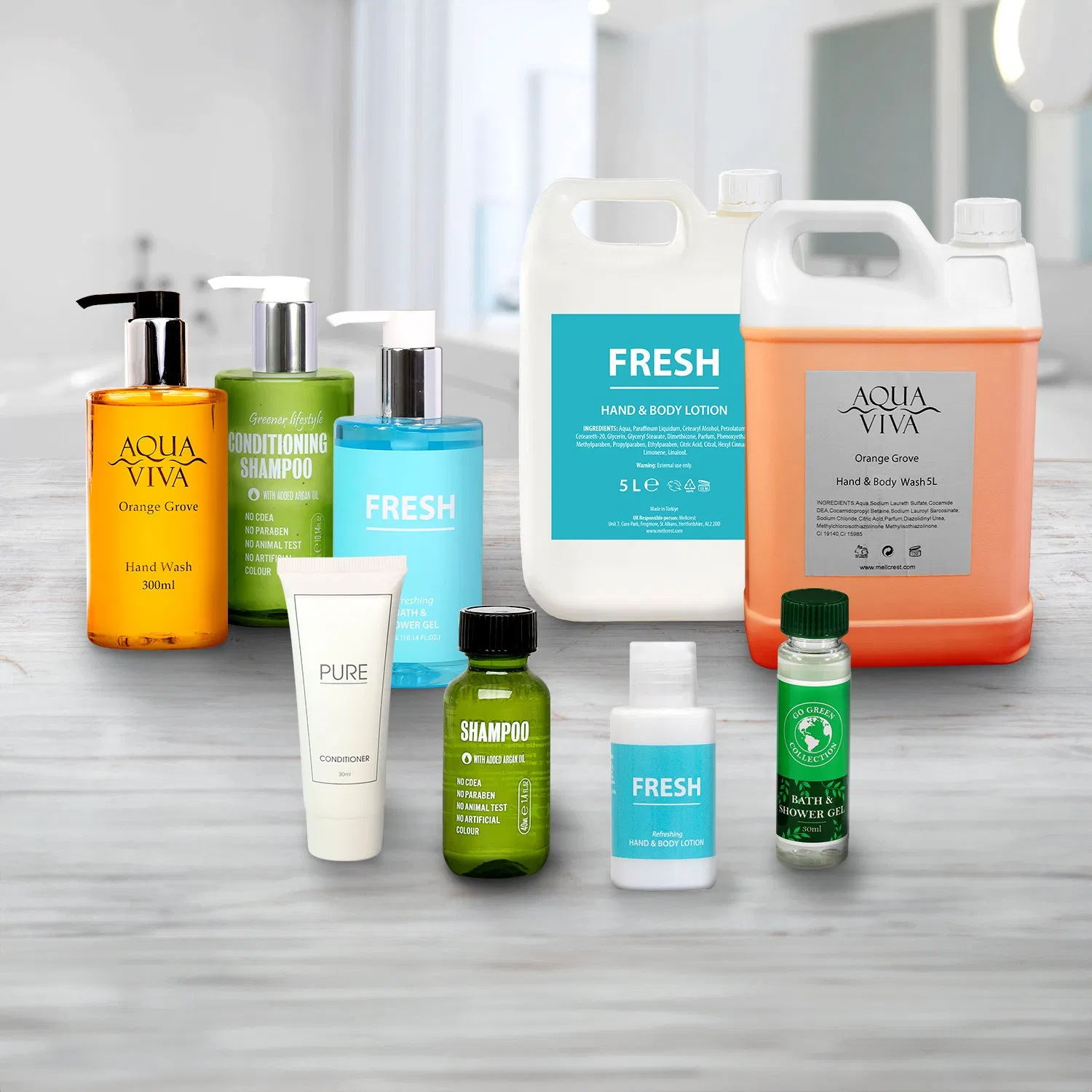 Shampoo in Bottle Type 4 with Hotel Amenities for Guest Room