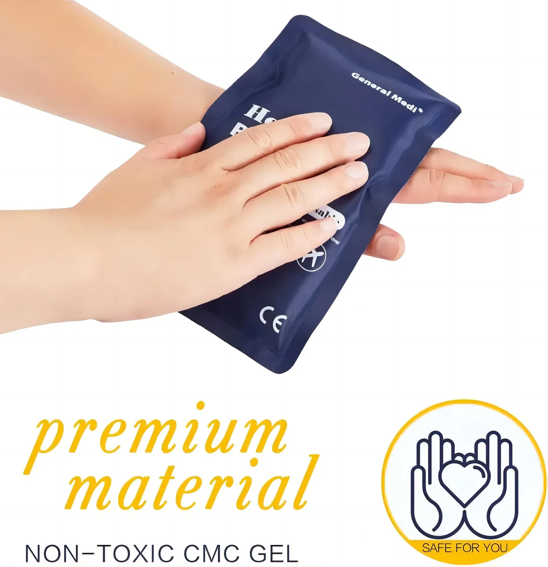 Reusable Ice Pack Adjustable Hot Cold Gel Finger Wrap