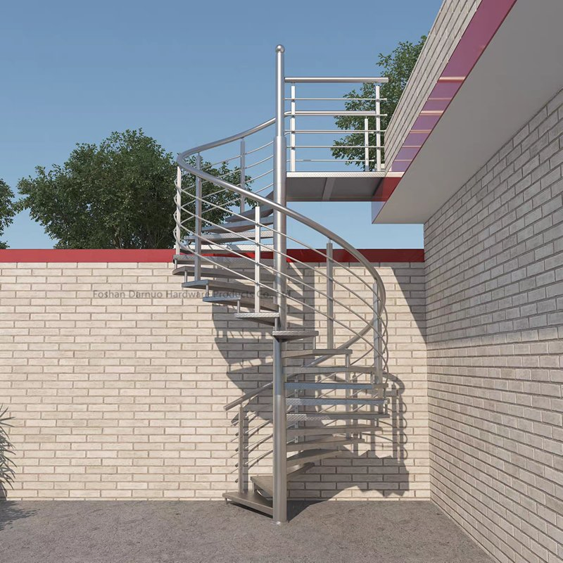 Villa Spiral Staircase Prices Outdoor Modern Metal Indoor Stairs Black Wood Outside Wrought Iron Staircase Design