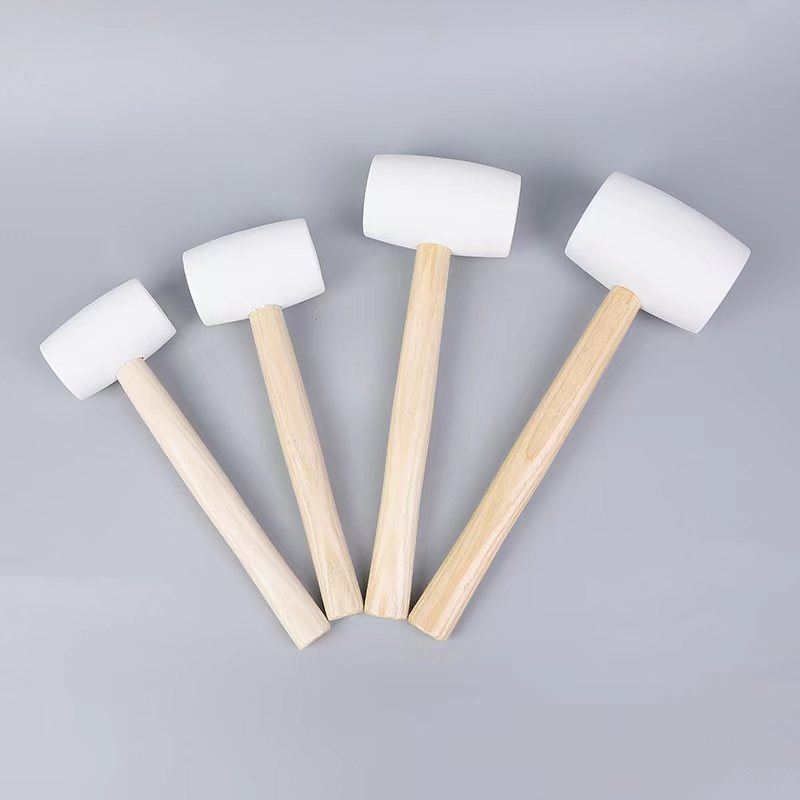 Wholesale Safety Wood Handle Professional Grade Rubber Hammer