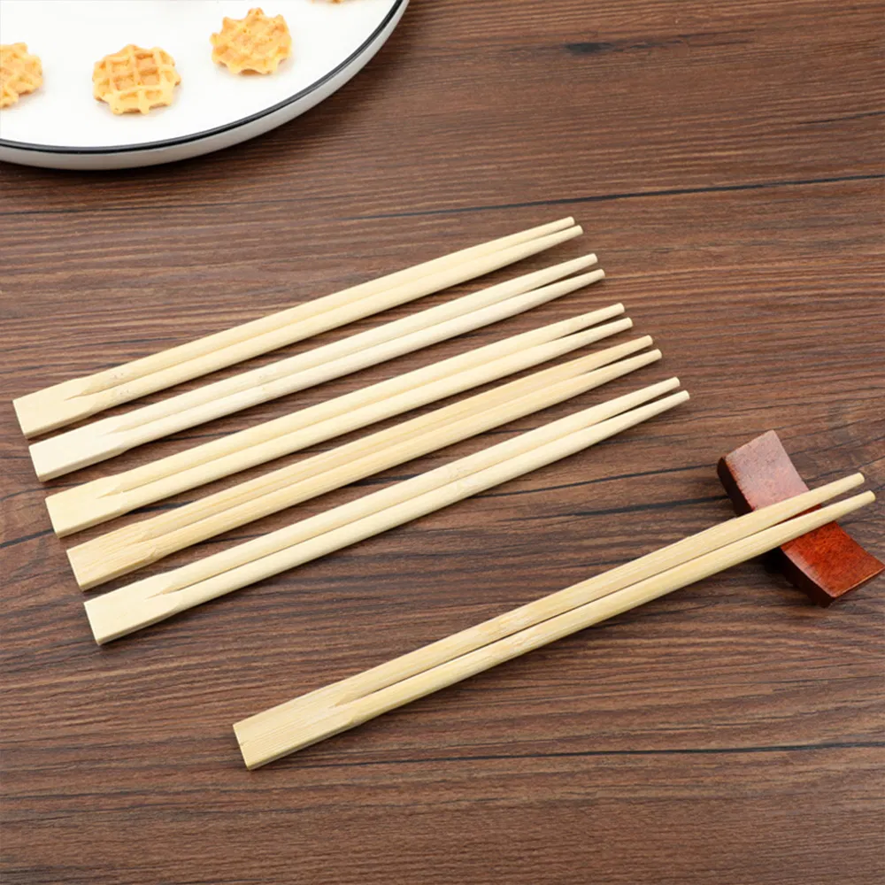 Biodegradable Natural 210mm Bamboo Chopsticks Utensils Premium