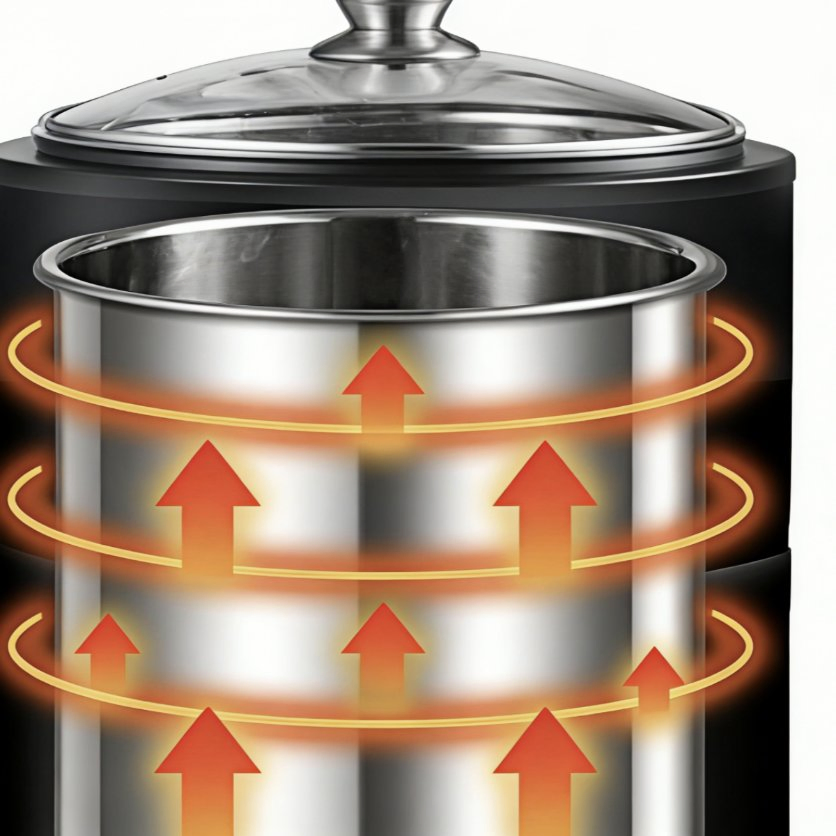 8L Stainless Steel Yogurt Maker Automatic 400W LCD Display