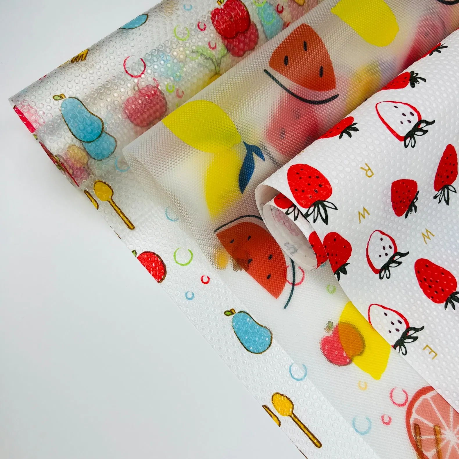 Anti Slip Shelf Liner Colorful Bacterial Fridge Mats