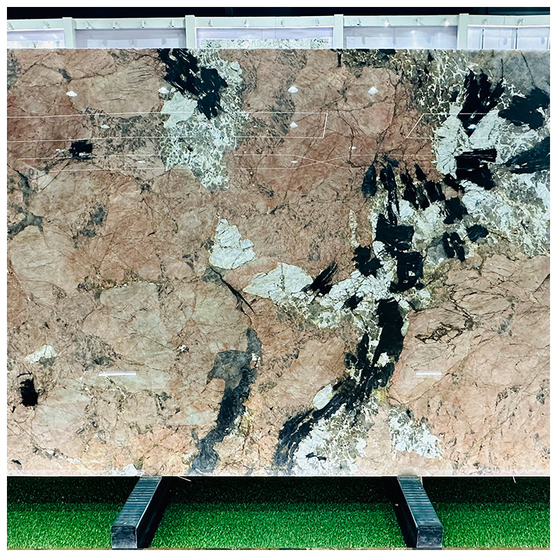 Indian Rose Pink Patagonia Quartzite Backlit Slabs for Tiles and Countertops