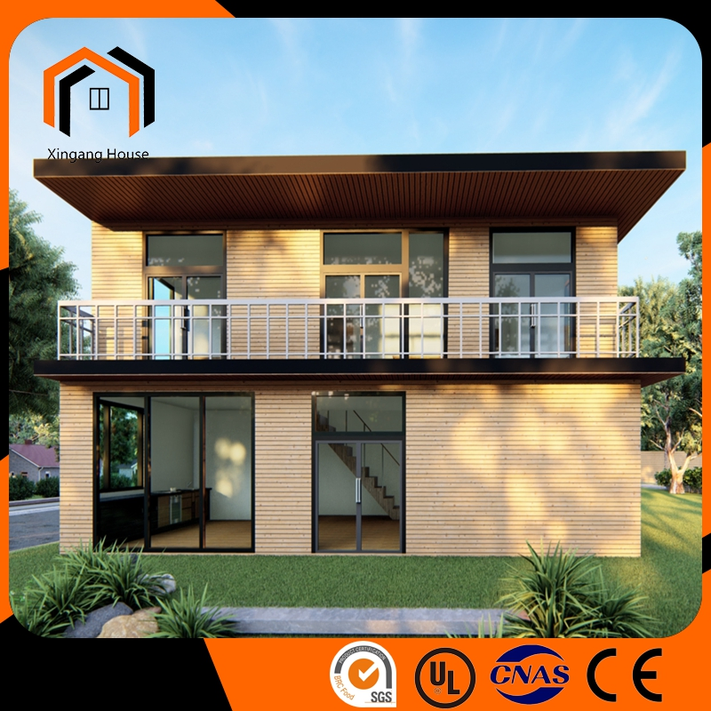 Hot Selling Two Story House Plans Prefab Houses Wooden House Design