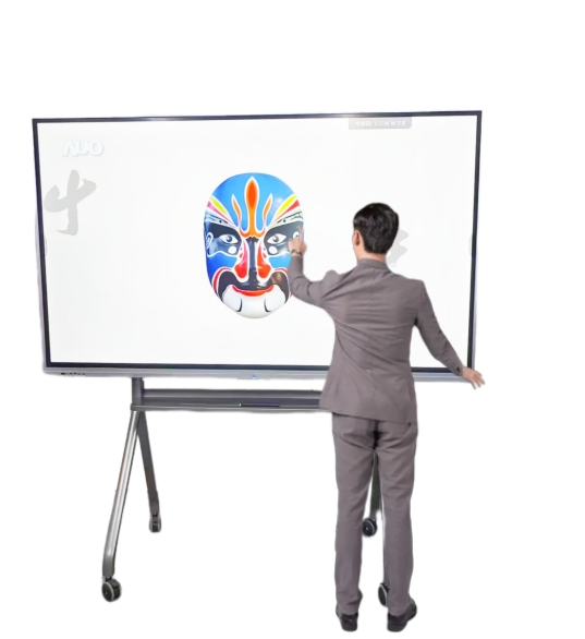 4K Zero Bonding 75 Inch Infrared and Customize Size Interactive Smart White Boards with Touch Screen for Teaching