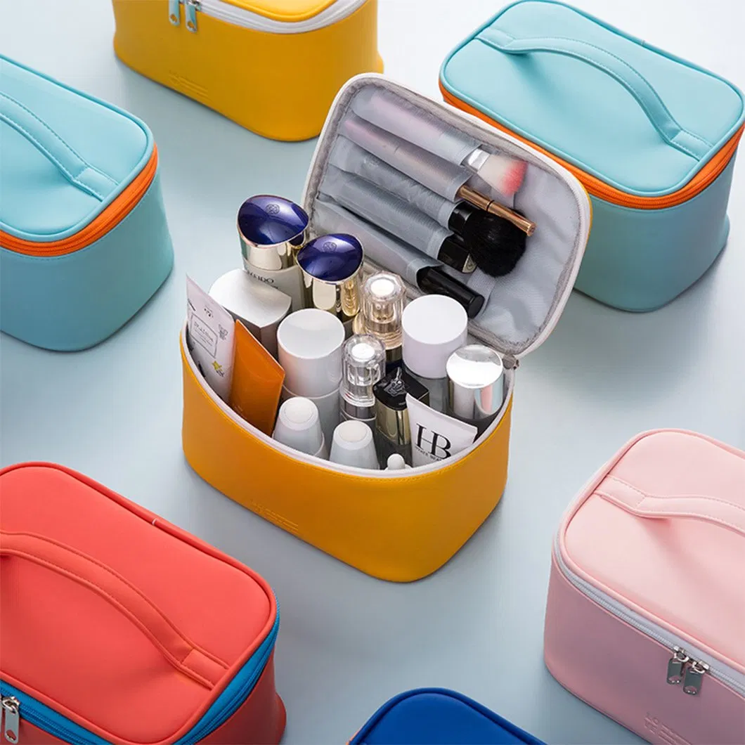 Waterproof Makeup Bag Travel Cosmetic Bags Small for Women Girls Zipper Pouch Makeup Organizer with Custom Logo