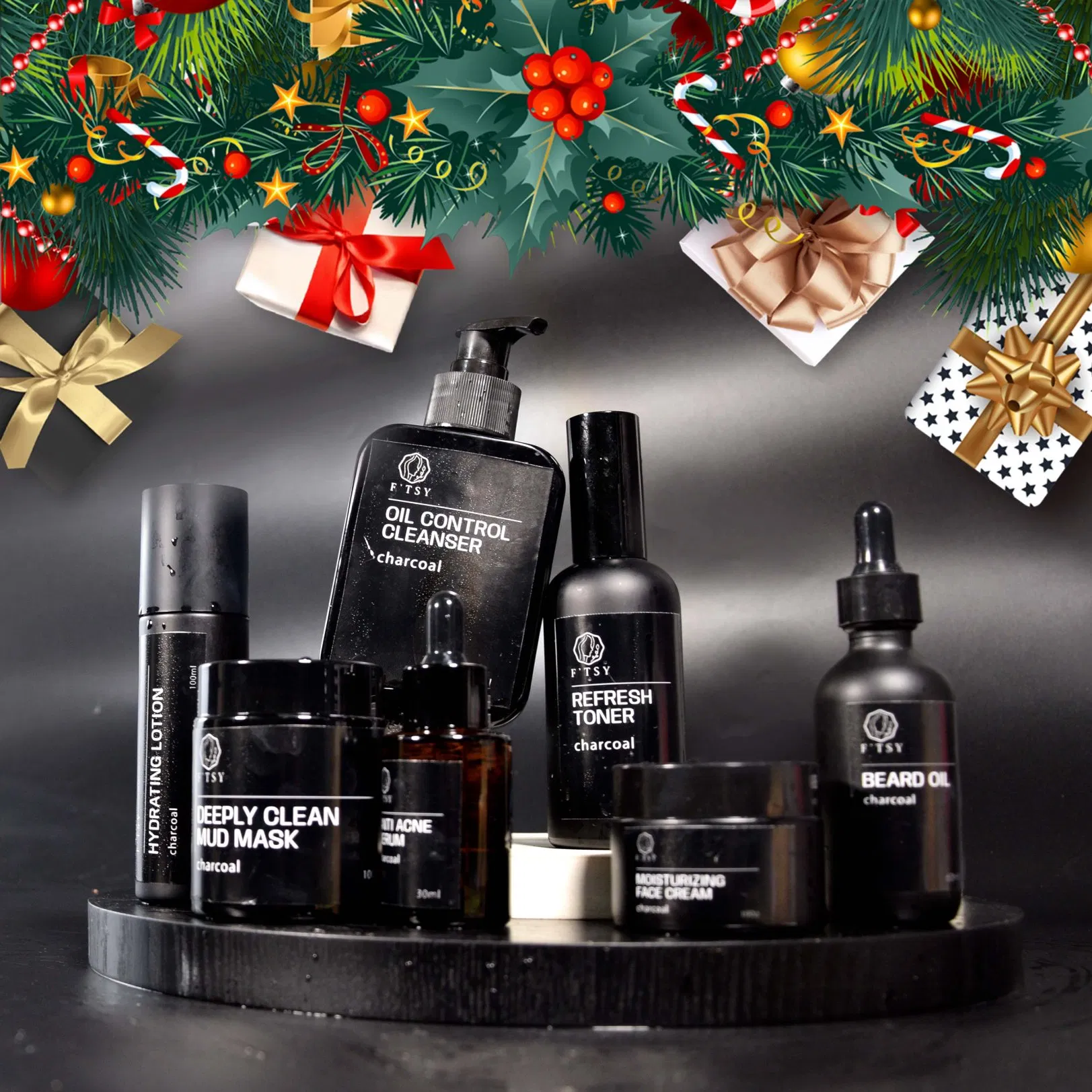 Organic Natural Hydrating Moisturizing Men Skin Care Set