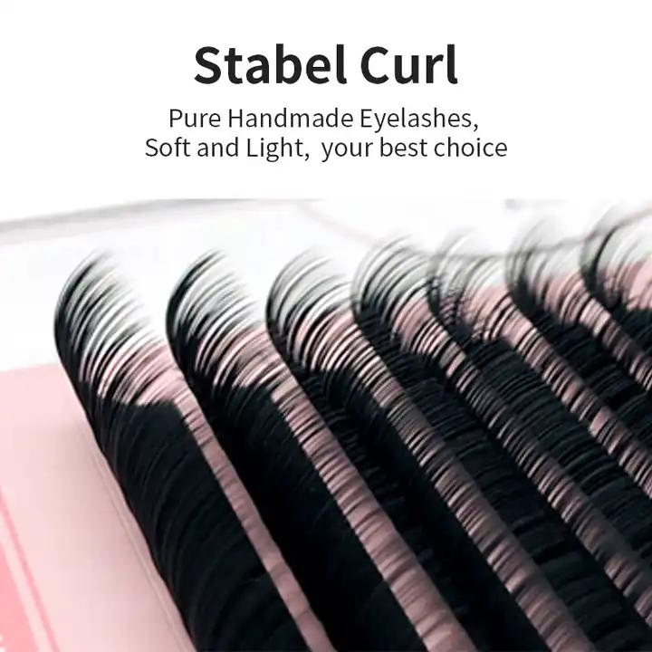 Individual Professional Lash Trays Vendor Matte Black Cashmere Lash Extensions Wholesale Premium Eyelash Extensions