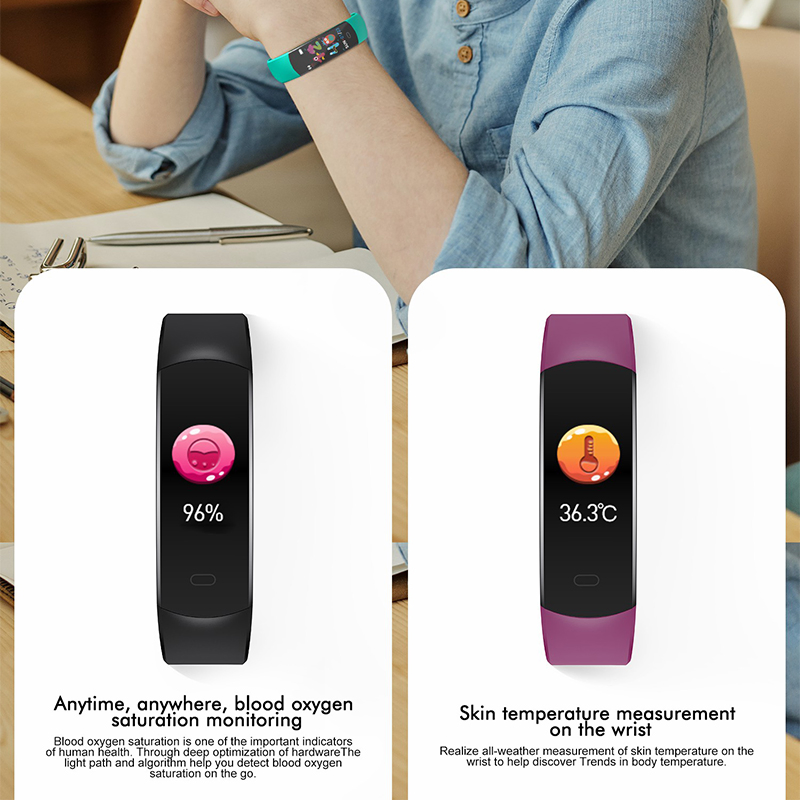 Детский умный браслет C07q с мониторингом здоровья