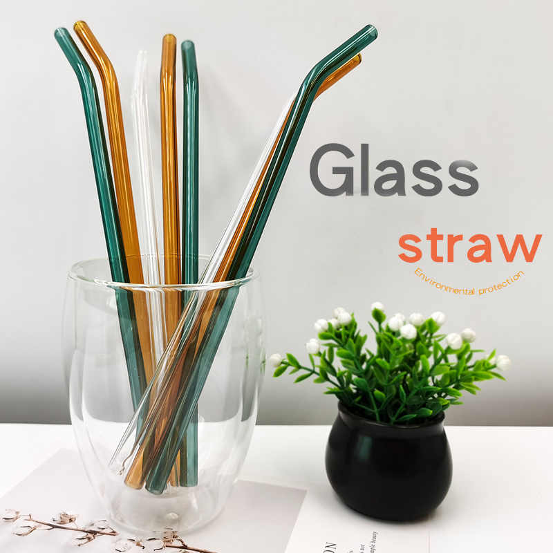 Different Color High Borosilicate Glass Straw