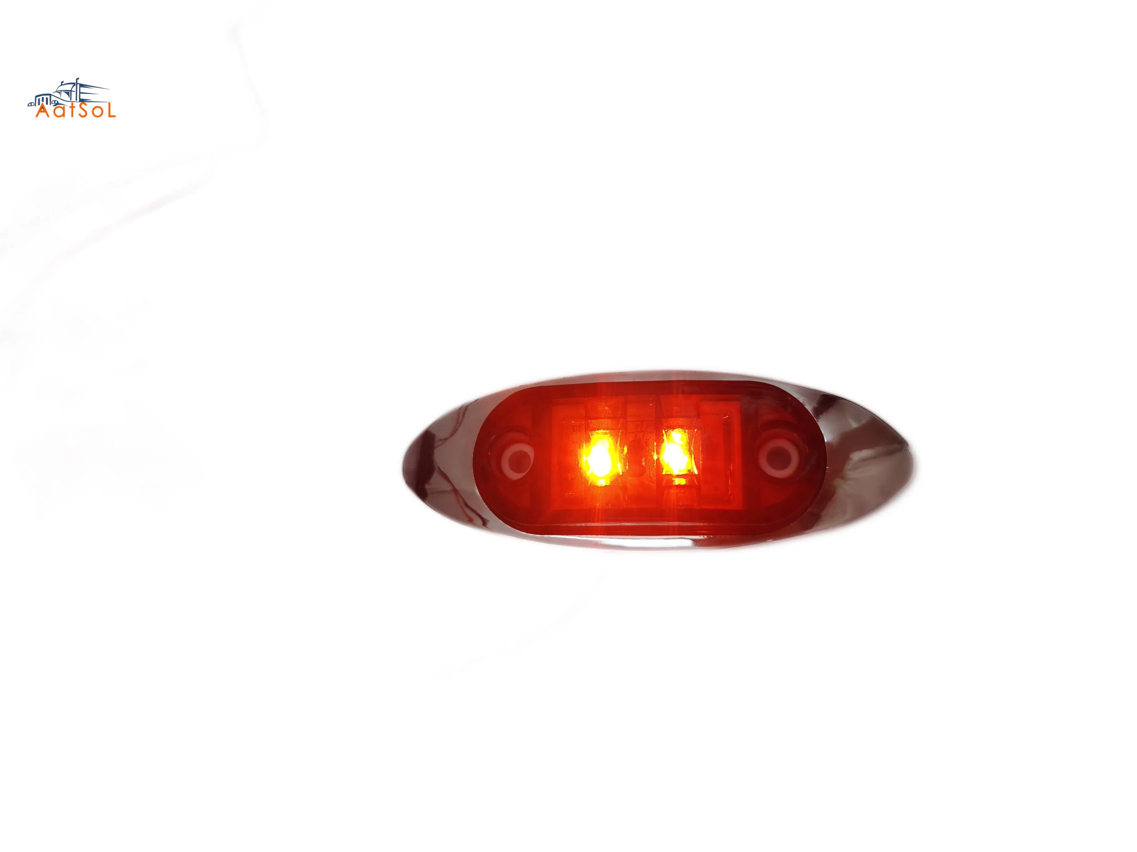 Хромированный боковой габаритный фонарь LED 10-30V IP65