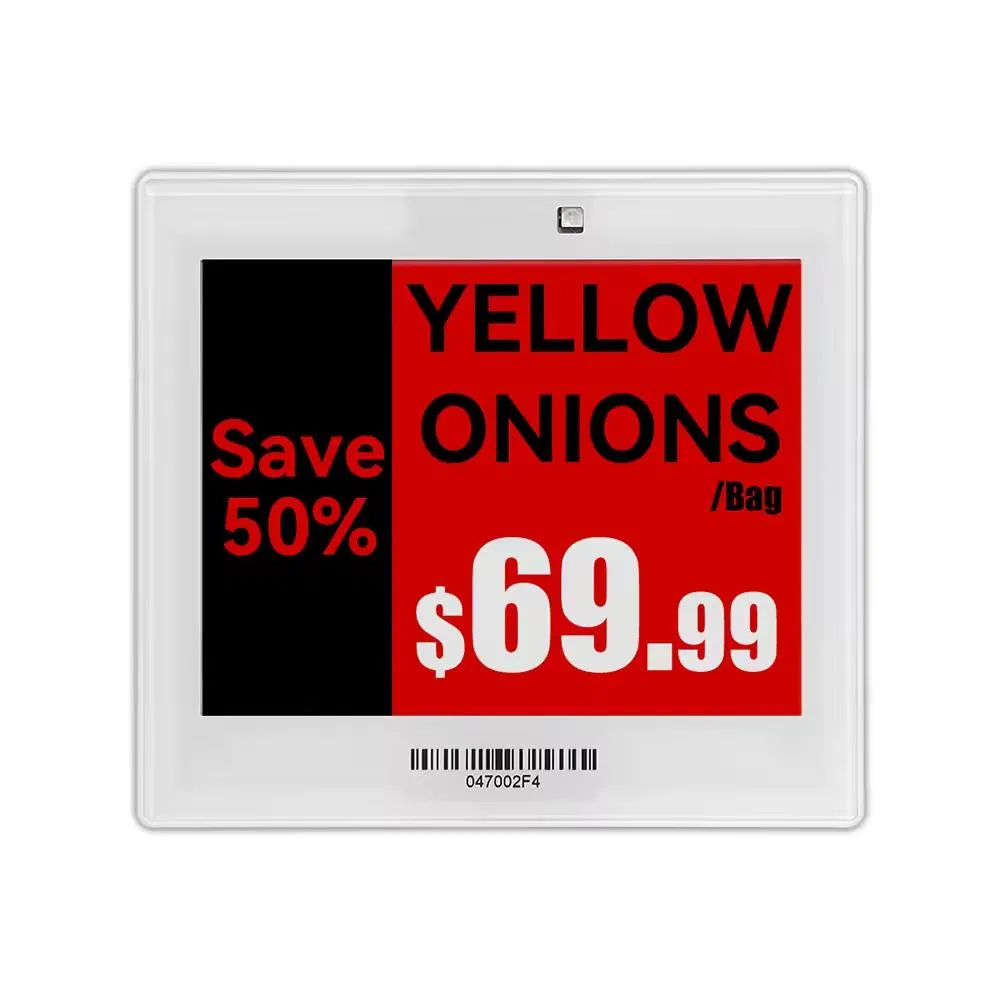 Electronic Digital Price Tags Supermarket Retail Shelf Price Display 4.2 Inches