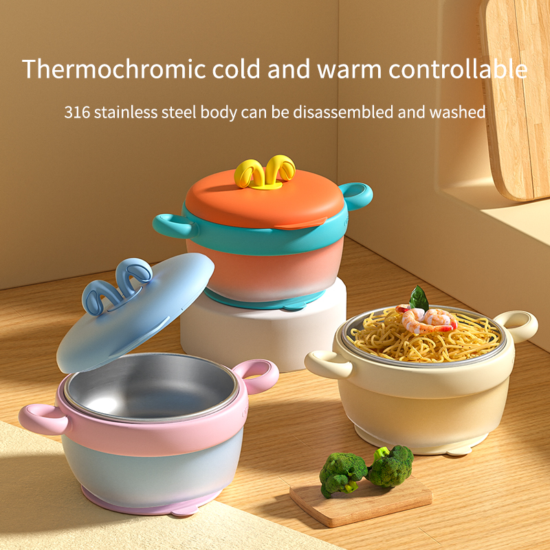 Comfortable Non-Slip Baby Bowl for Warm Water Feeding