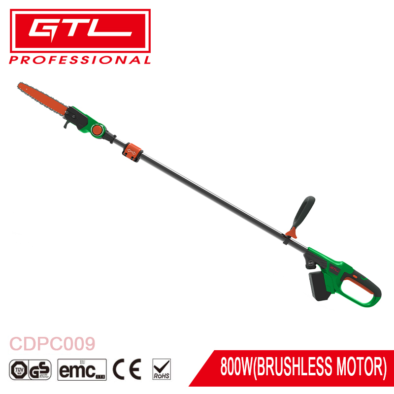 Cordless Pole Chain Saw 8 Inch Handheld Garden Chainsaw, 2.8m Long Reach Telescopic Pole (CDPC009)