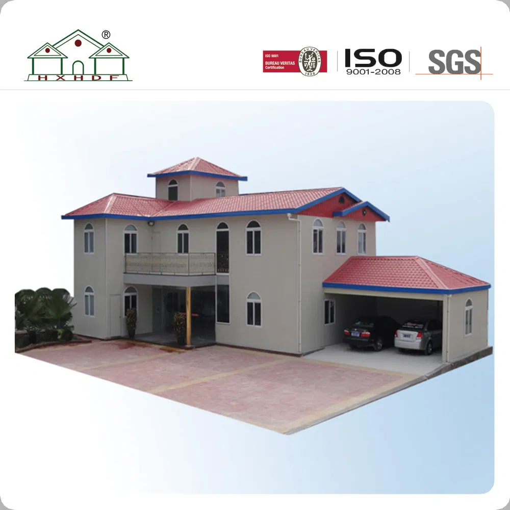 New Sandwich Modular Villa Light Steel Structure Prefabricated Portable House for Residential