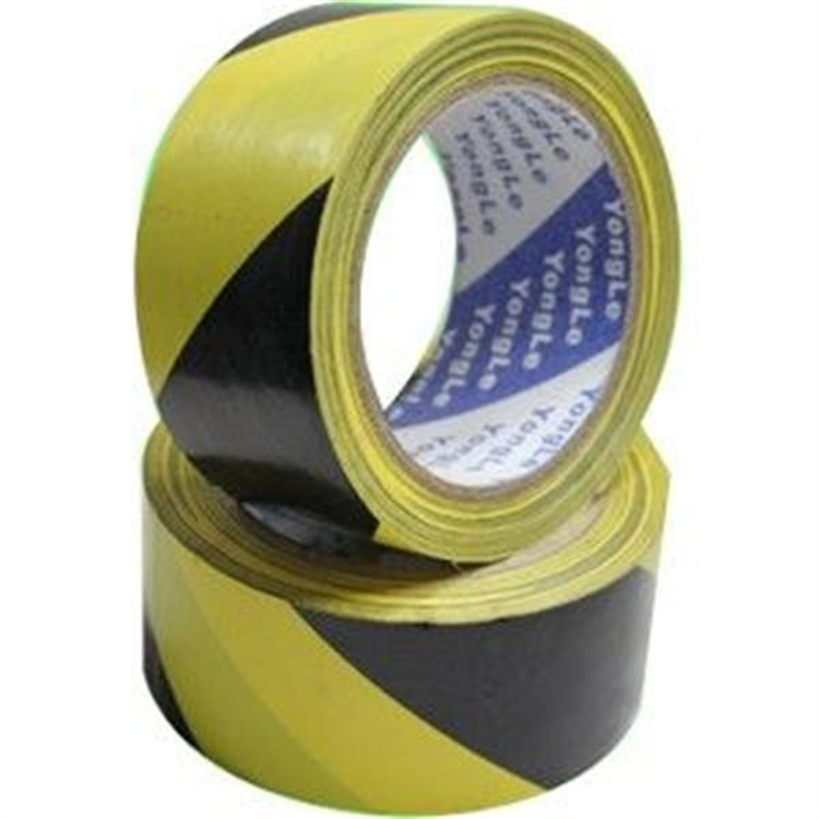 2015 Hot Sale Yellow and Black PVC Adhesive Warning Tape Floor Marking Tape