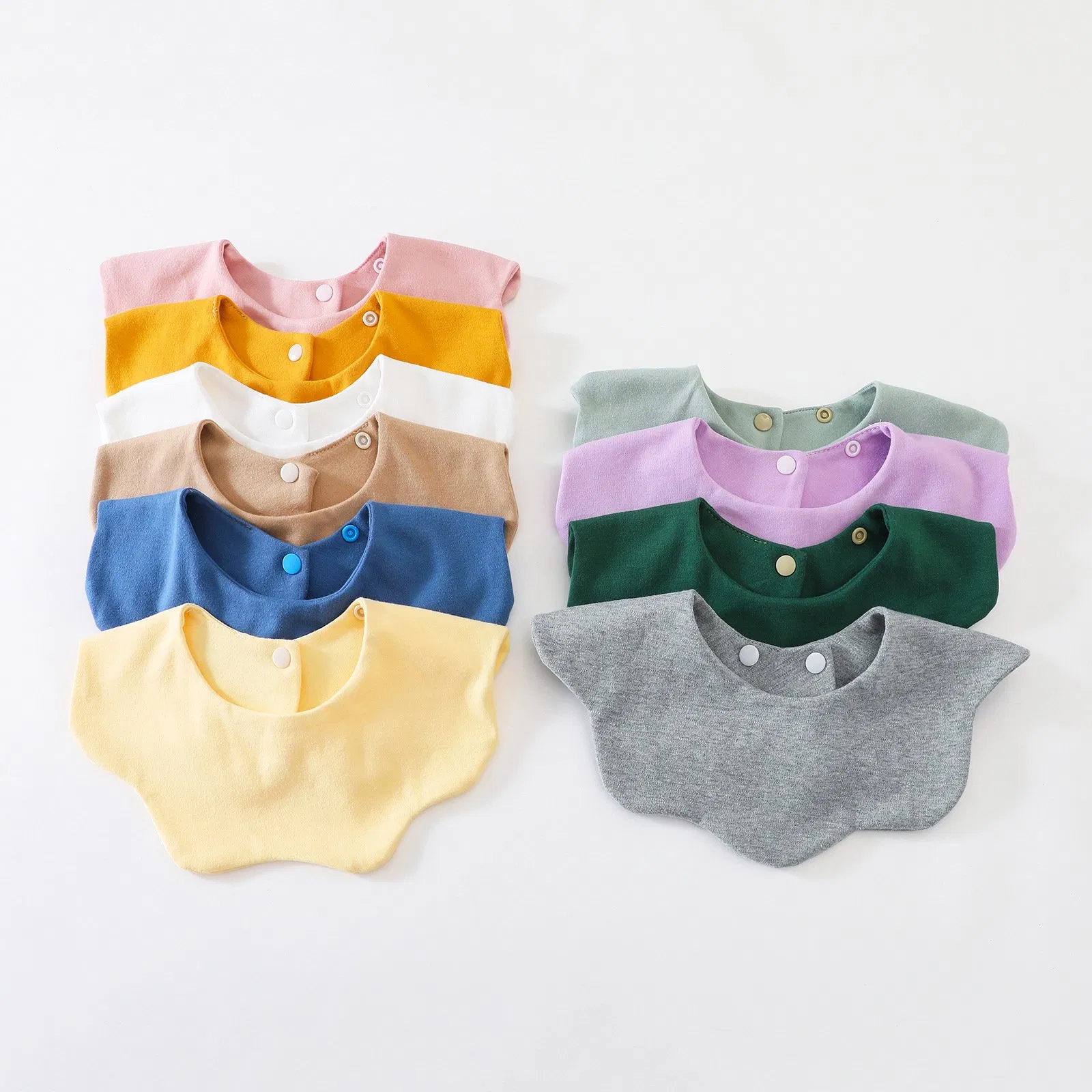Soft Cotton Terry Fancy Newborn Toddlers Baby Bibs for Feeding Teething Drooling