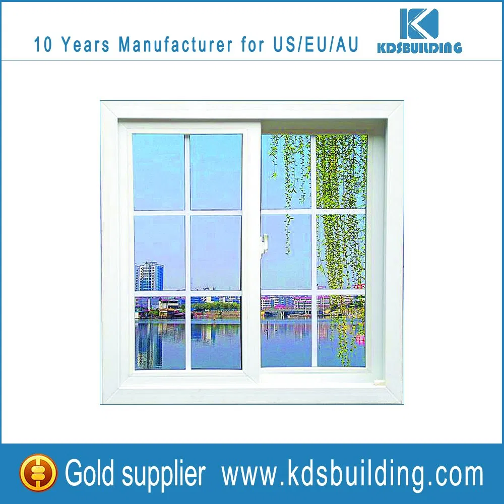  Solid Wood Window with Grille Design