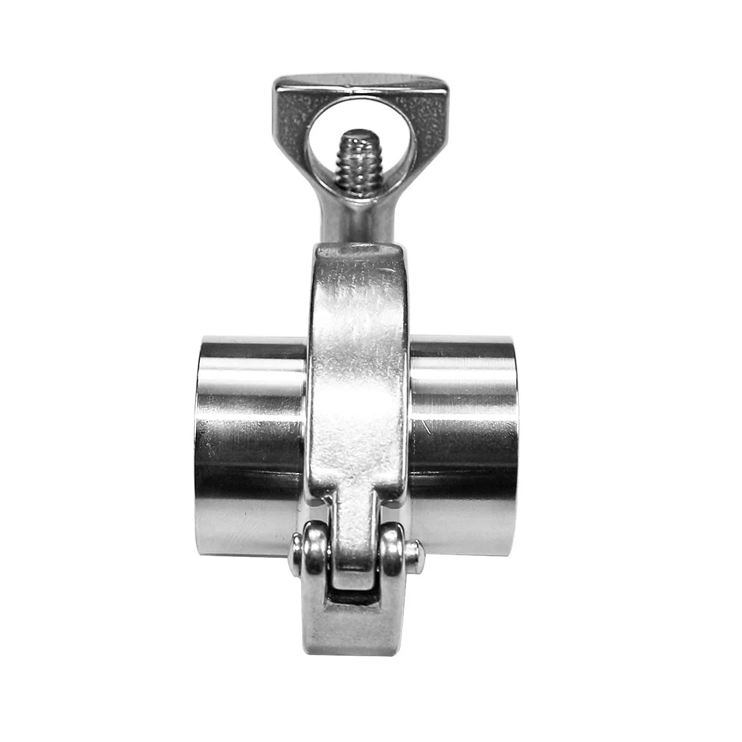 0.5" 1.5" 2" 3" 4" 5" 6" 8" 10" Tri Clamp Set SUS 304 Stainless Sanitary Assembly Weld Ferrule Pipe Fitting Homebrew